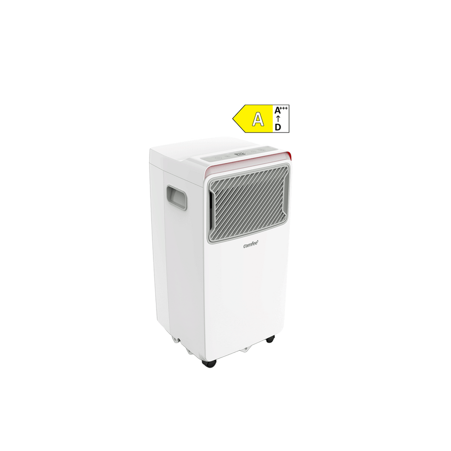 Comfee CPPHA-09CRN7-L Mobiles Klimagerät 9000 BTU Für Räume Bis 33 Quadratmeter Mit Timer Und Räder