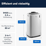 De'Longhi Pinguino PAC EM82 ECO 3-In-1 Klimagerät Bis 27 m² 3