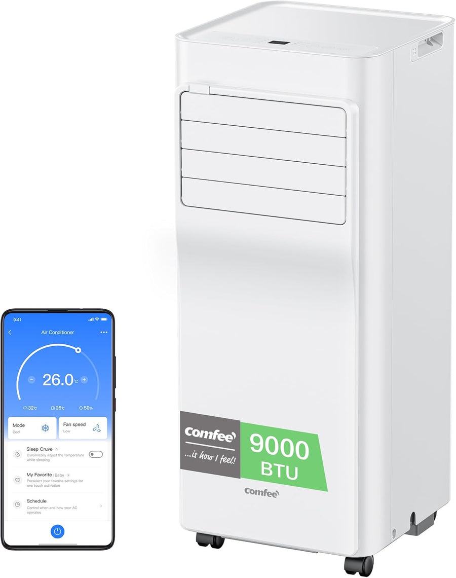 Comfee Breezy Cool Pro 2.6 9000 BTU Klimagerät Mit App Und Alexa