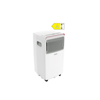 Comfee CPPHA-09CRN7-L Mobiles Klimagerät 9000 BTU Für Räume Bis 33 Quadratmeter Mit Timer Und Räder